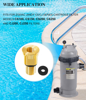 Besttruck R0557100 adapter on CS150 filter enhances airflow and maintenance ease