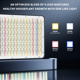 BESTVA DC4000 LED Grow Light cooling system with aluminum radiators for cooler operation.