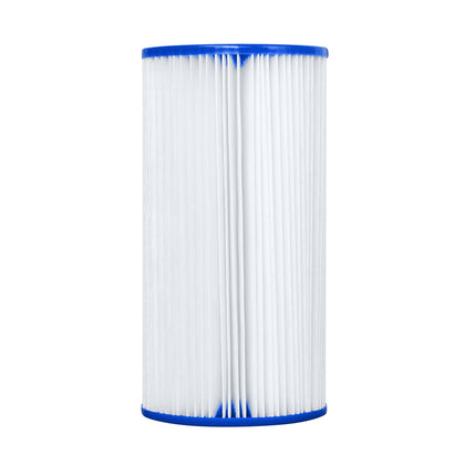 Bestway 4.2 x 8 inch filter cartridge demonstrates universal compatibility for 530-1500 gallon pumps.