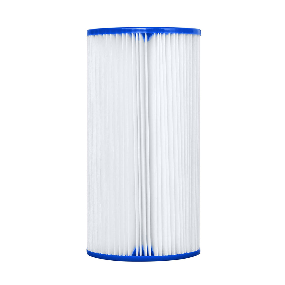 Bestway 4.2 x 8 inch filter cartridge demonstrates universal compatibility for 530-1500 gallon pumps.