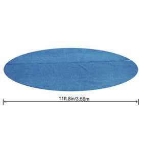 Bestway FlowClear 12ft solar cover reduces evaporation and saves water.
