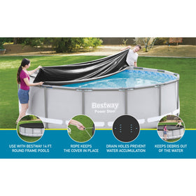 Durable PVC material from Bestway Flowclear for multi-season use