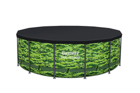 Bestway Steel Pro Max pool frame assembly; quick setup with ClickConnect.