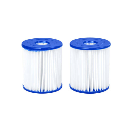 Bestway Type I filter cartridge front view for easy pool maintenance.