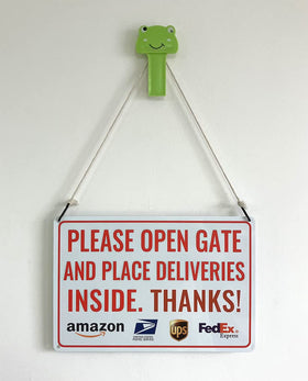 Bestylez delivery sign durable aluminum ensures rust-free outdoor performance