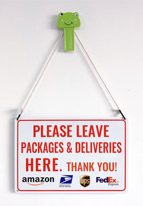 Bestylez delivery sign material detail emphasizes strong aluminum suitable for all weather