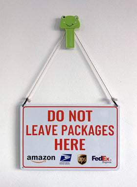 Bestylez sign with predrilled holes for easy mounting on any surface