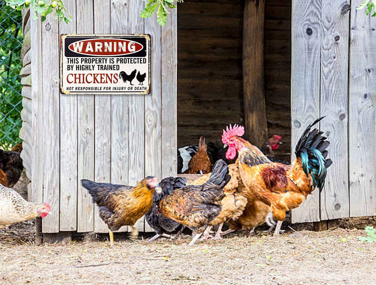 Bestylez sign displayed on coop for playful farm decor