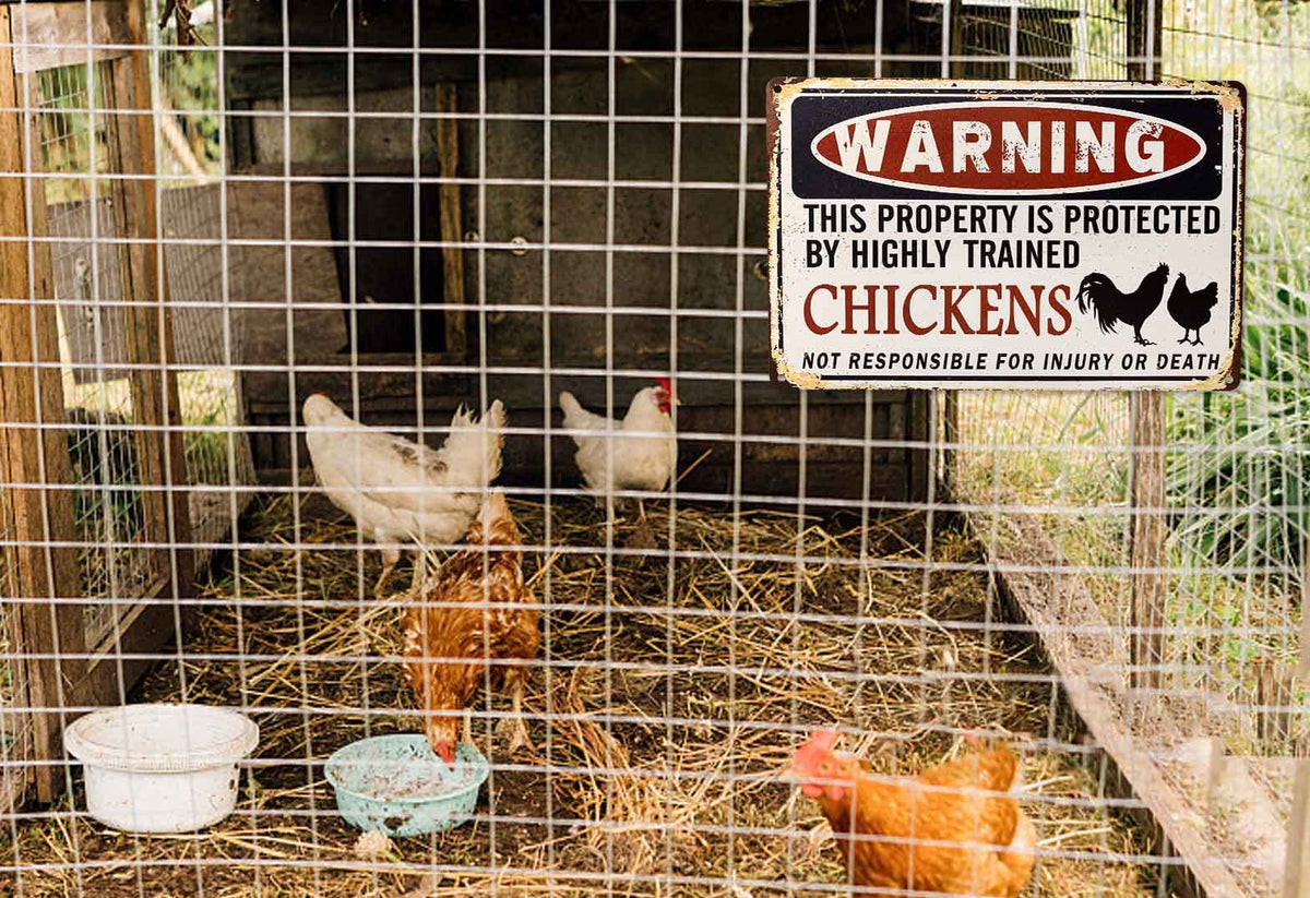 Bestylez chicken lover sign makes a light-hearted gift for poultry fans