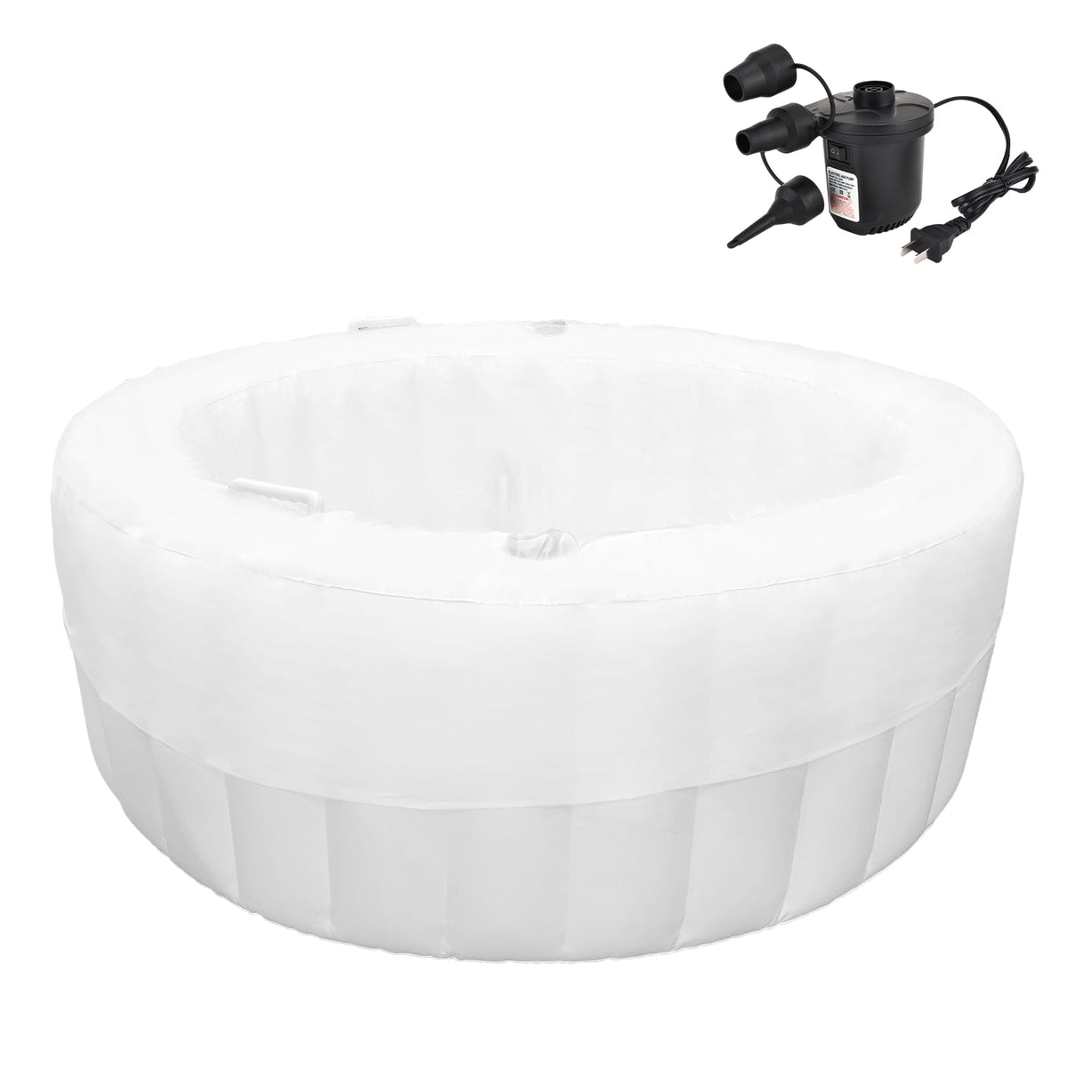 Besutosera birth pool creamy marshmallow side view for safe, comfortable home birth