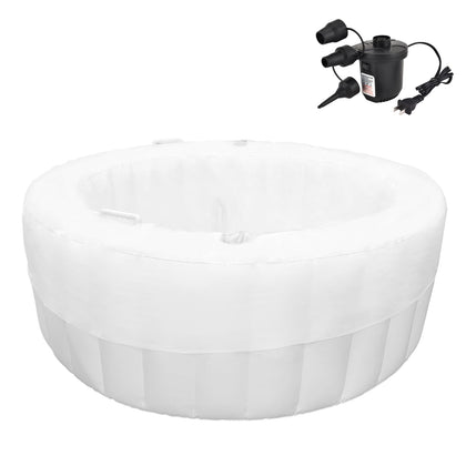 Besutosera birth pool creamy marshmallow side view for safe, comfortable home birth