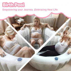 Besutosera birth pool marshmallow design blends with home decor.