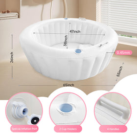 Besutosera birth pool liner set promotes secure, clean usage