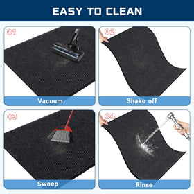 Low-profile 1/4-inch design clears doors without snagging.