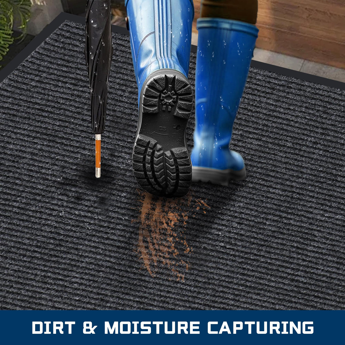 BesWin non-slip backing keeps paths safe on tile, wood, and concrete.
