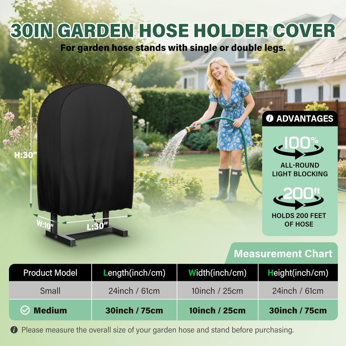 Bethshaya 420D oxford material demonstrates durable outdoor protection for hose reels.
