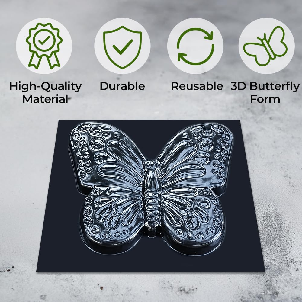 BETONEX butterfly stepping stone mold dimensions for planning paths