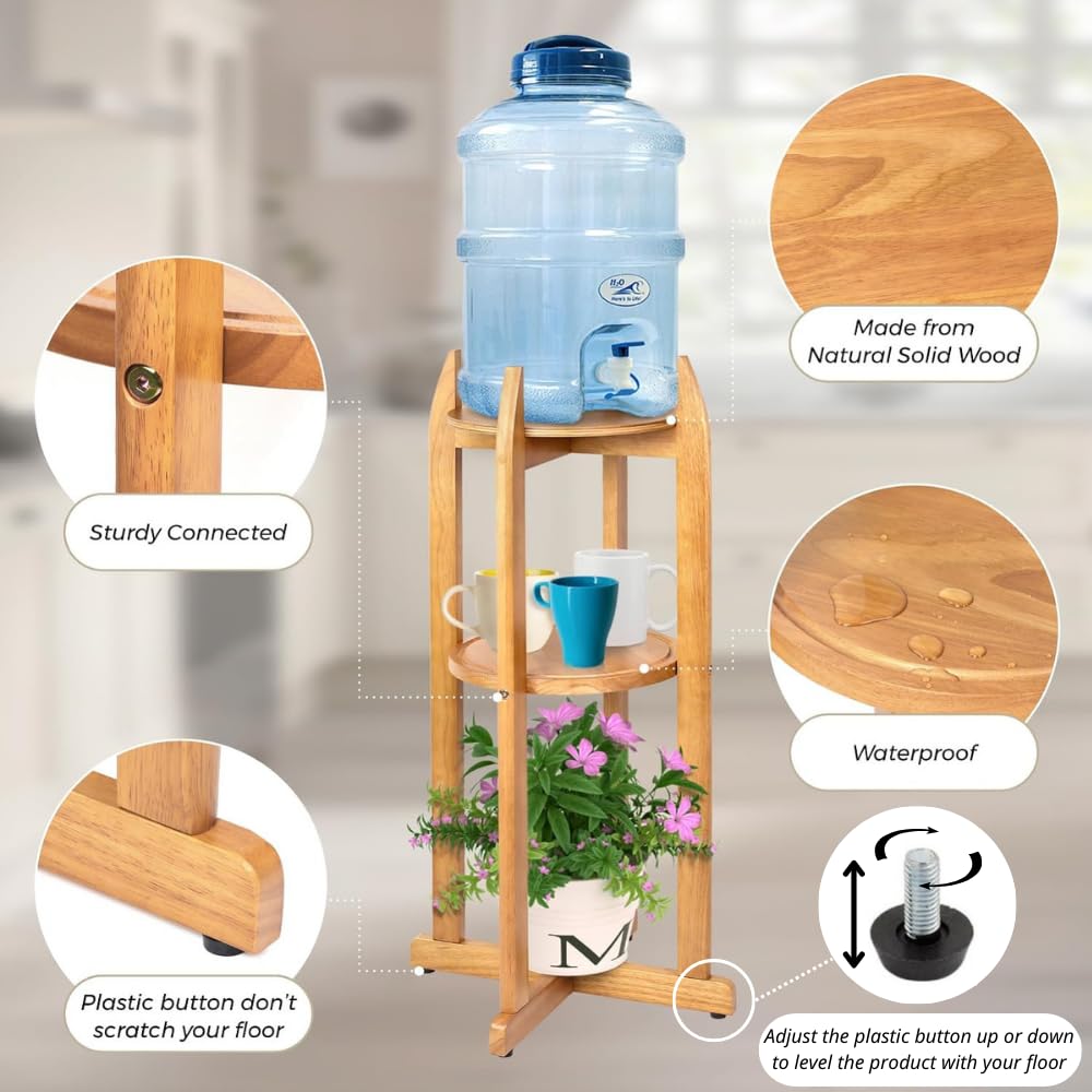 BETSEO floor stand shown with hardware included and ready for setup