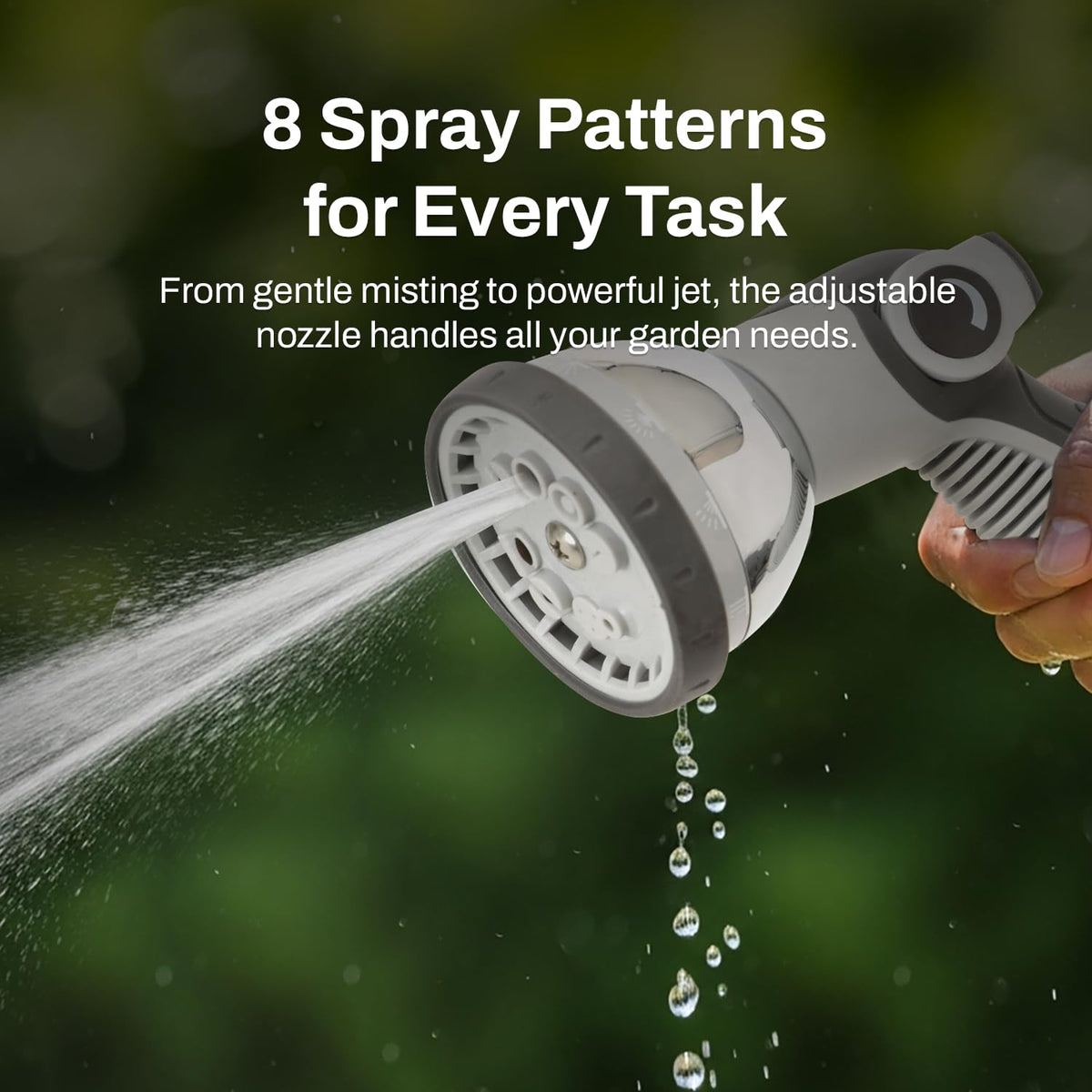Betta EaseReel half-inch hose diameter delivers steady spray