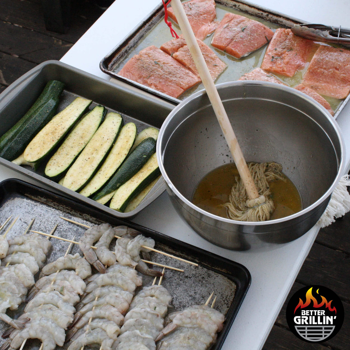 Better Grillin Bastin Mop gift-ready packaging for barbeque lovers.