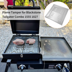 Beurbcikue 15 3/16 by 15 1/8 inch flame tamper fits Tailgater.