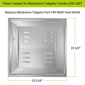 Beurbcikue stainless steel flame tamper offers durable, heat-resistant performance.