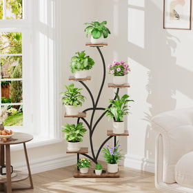 BEVAURORA corner indoor display highlights vase-shaped rack design.