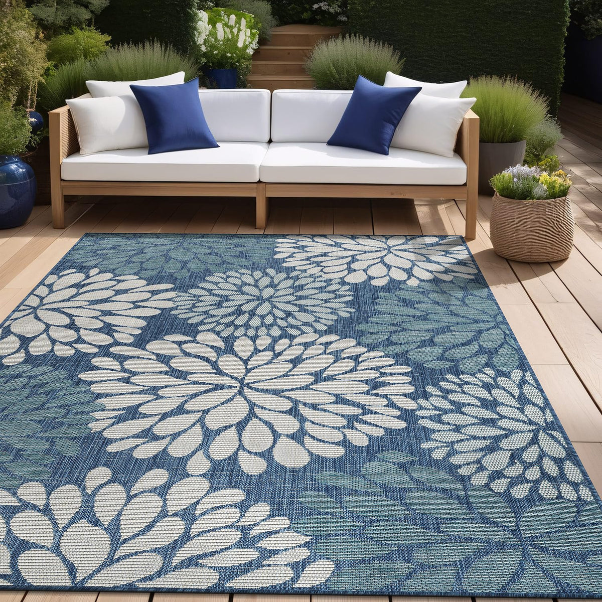 Beverly Rug easy-clean rug supports quick maintenance with vacuuming or light hose-down.