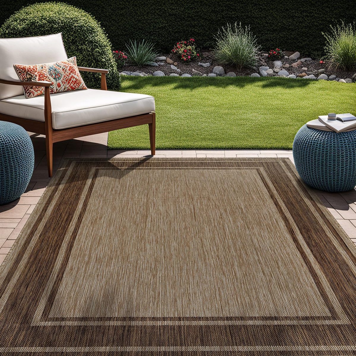 Beverly Rug indoor living room use blends with modern decor.