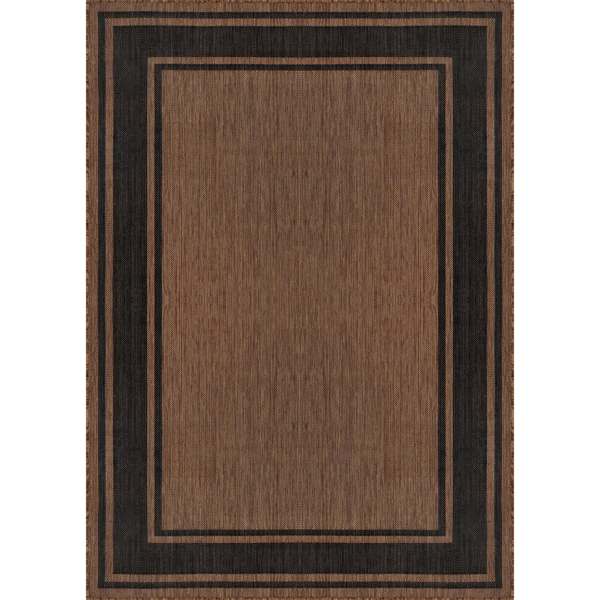 Beverly Rug modern bordered outdoor rug ideal for patio and porch areas