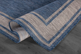 Beverly Rug patio deck outdoor carpet with durable border design
