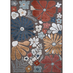 Beverly Rug patio garden floral pattern for versatile outdoor decor.