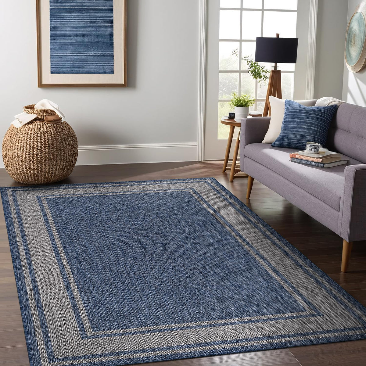 Beverly Rug washable outdoor rug with easy wipe-clean maintenance