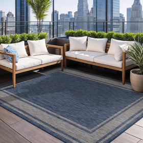 Beverly Rug weather-resistant polypropylene rug withstands sun and rain