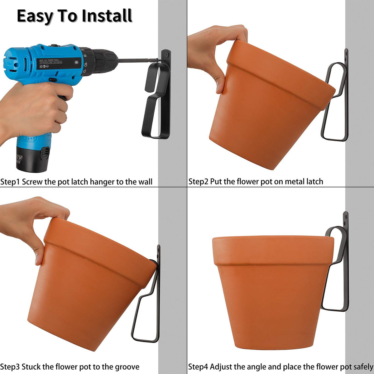 Beviever versatile plant hangers for indoor and outdoor use.