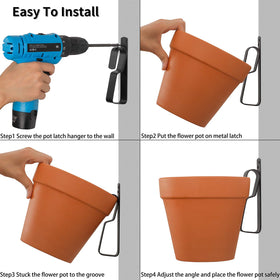 Beviever versatile plant hangers for indoor and outdoor use.