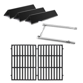 Bewesazy Weber Spirit flavorizer bars 3-pack for even heat and long-lasting grilling.