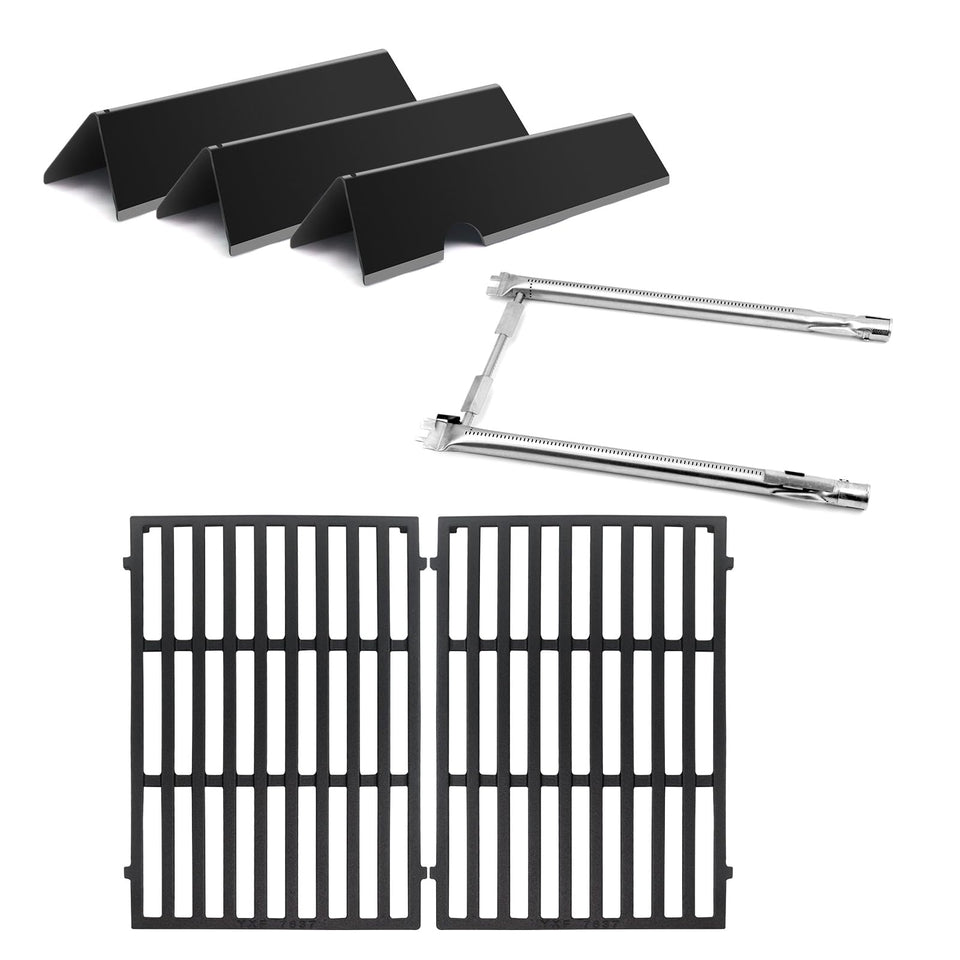 Bewesazy Weber Spirit flavorizer bars 3-pack for even heat and long-lasting grilling.