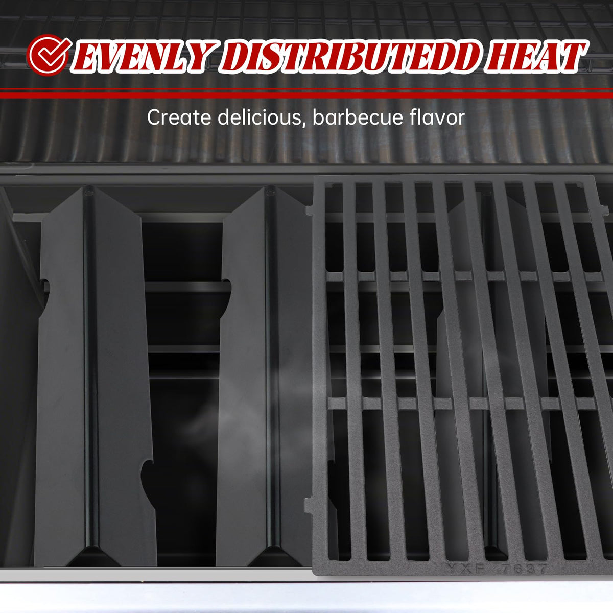 Bewesazy heavy-duty flavorizer bars endure high heat for repeated barbecuing.