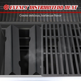 Bewesazy heavy-duty flavorizer bars endure high heat for repeated barbecuing.