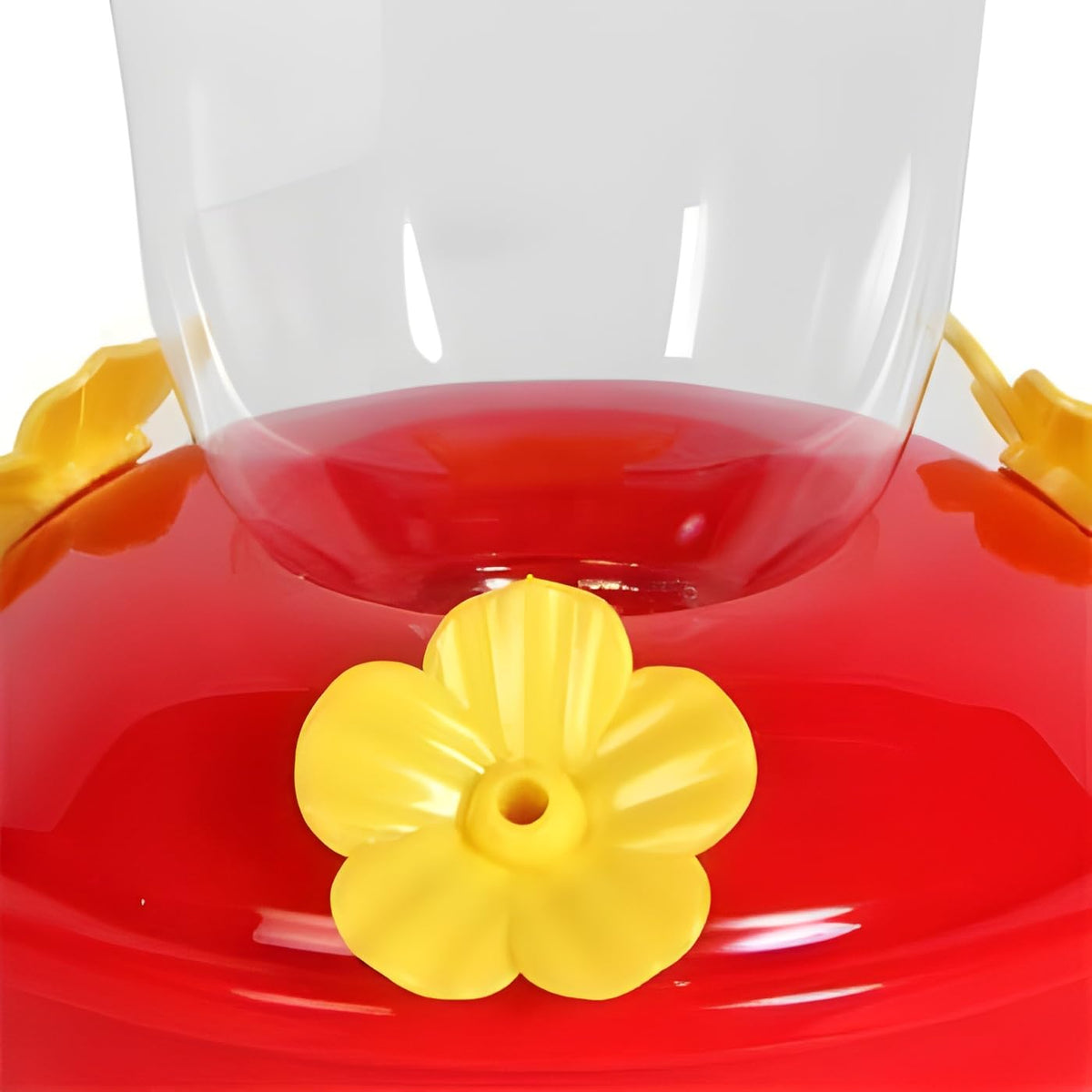 Bexter hummingbird feeder filled with nectar ready for birds.