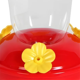Bexter hummingbird feeder filled with nectar ready for birds.