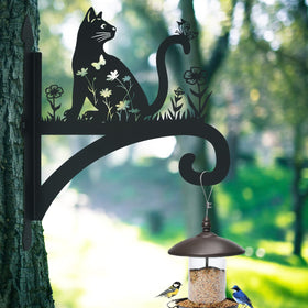 Beyoogeem bird feeder hook doubles as lantern or plant support outdoors.