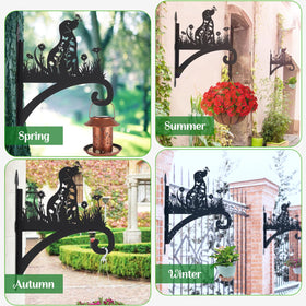 Beyoogeem flower pot lantern bird feeder hook for versatile outdoor hanging.