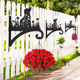 Beyoogeem patio balcony planter bracket ideal for flowers and lights.