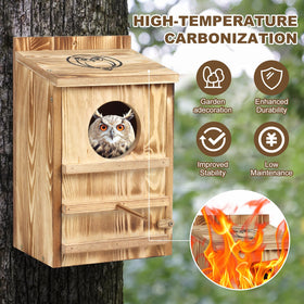 BFAZKXY backyard nature decor plus natural pest deterrence with owls.