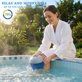 BFJOG cartridge improves water clarity and softens spa water for a comfortable soak