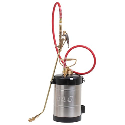 BG Primeline 1-gallon stainless sprayer with Extenda-Ban valve for precise indoor and outdoor use.