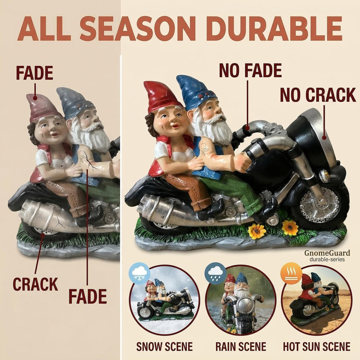 BGBWBFBR hand-painted details capture biker romance for outdoor décor