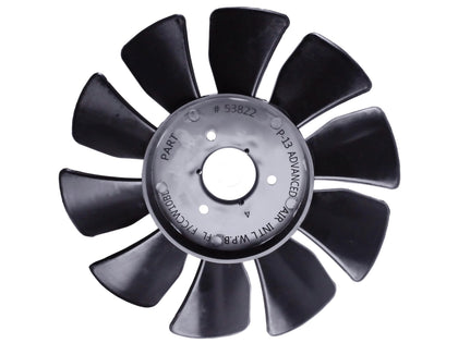 BGD 53822 7-inch axial fan front view improves cooling during heavy mowing